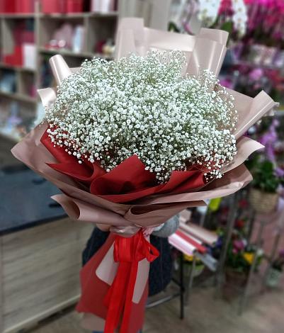 Букет цветов из: Гипсофила в Немчиновке