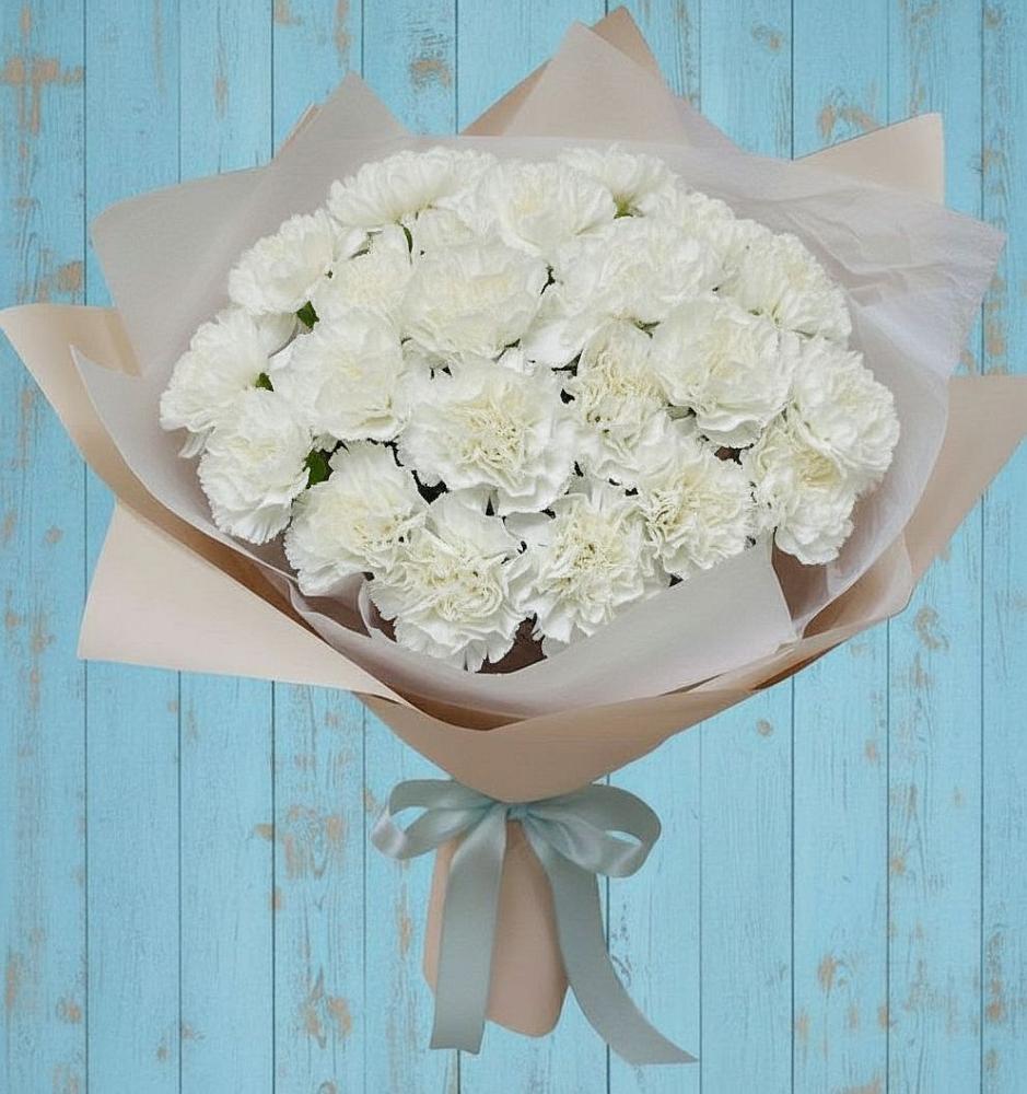 Букет цветов из: Гвоздики в Немчиновке