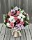 Букет цветов из: Альстромерии, Гвоздики, Розы и Хризантемы в Немчиновке