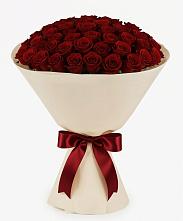 Букет 101 Бордовая роза Блэк Бакарра в Немчиновке