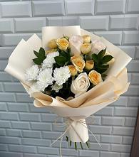 Букет цветов из:  Розы и Хризантемы #REPLACE_PRED# Немчиновке