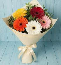 Букет цветов из:  Герберы в Немчиновке