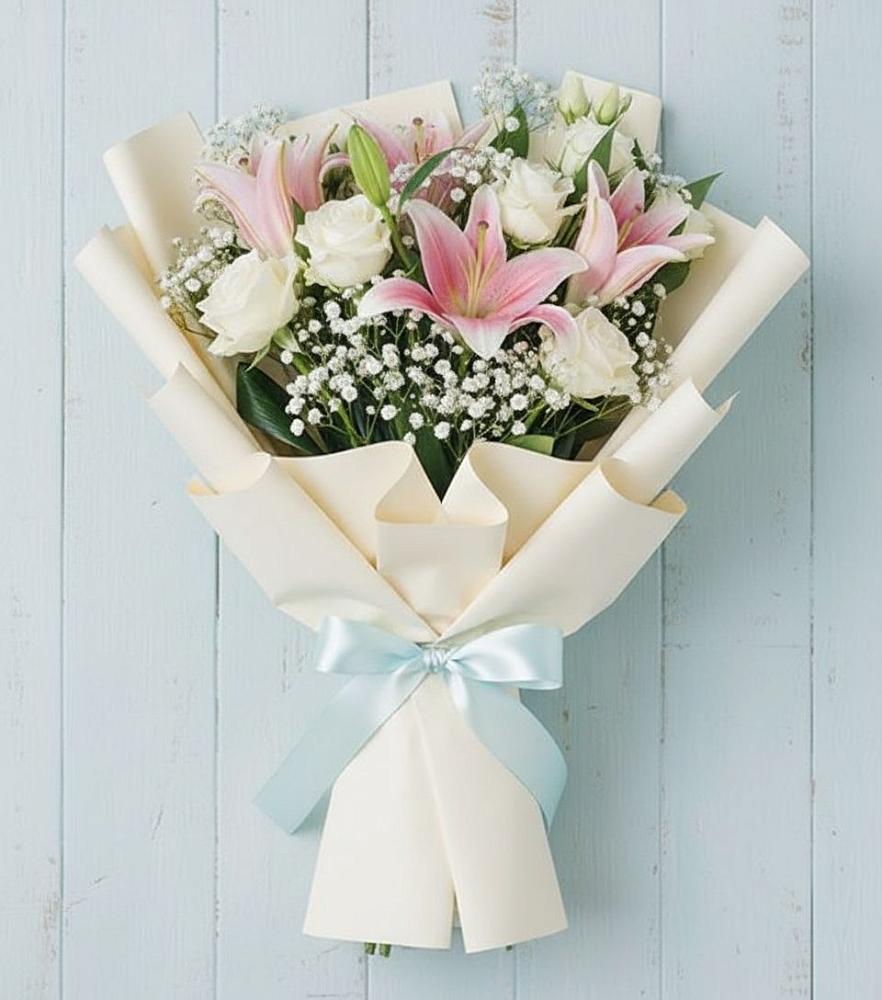 Букет цветов из: Лилии в Немчиновке