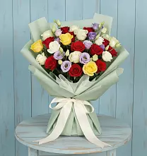 Букет цветов из:  Розы в Немчиновке