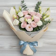 Букет цветов из:  Лизиантусы #REPLACE_PRED# Немчиновке