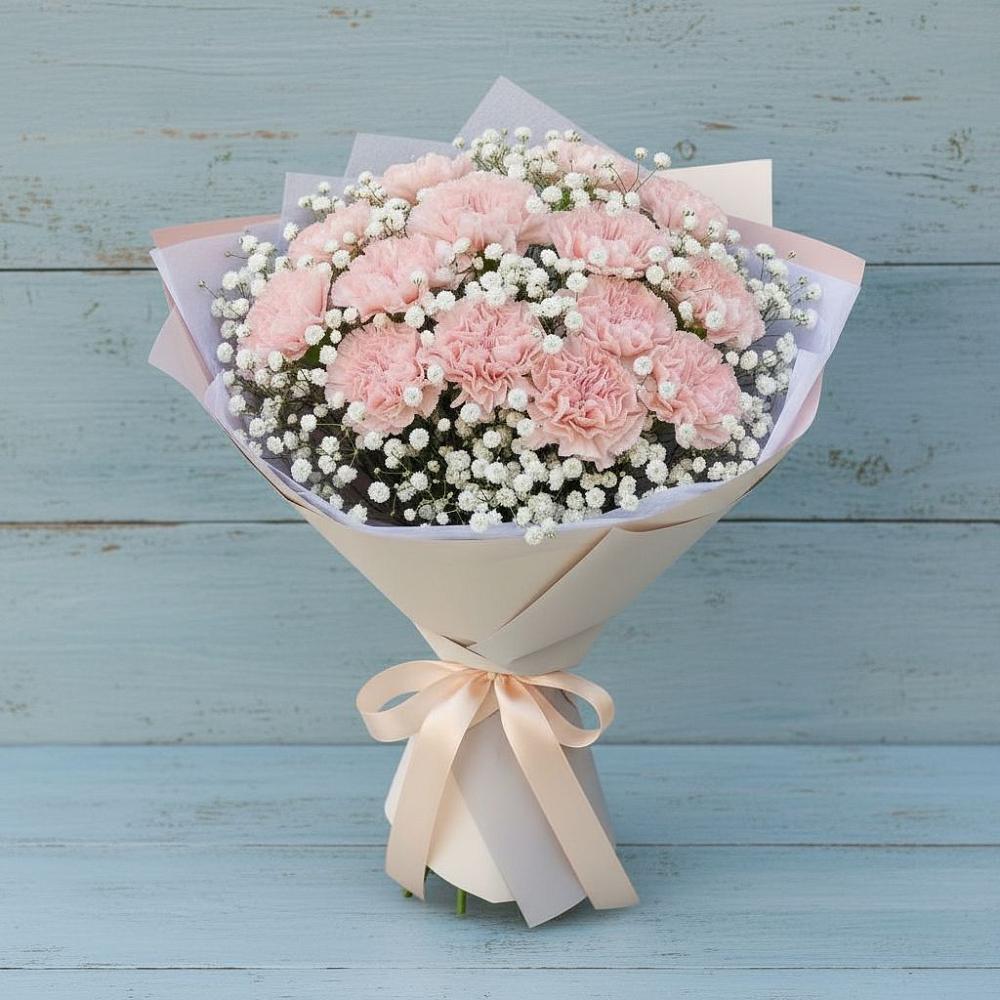 Букет цветов из: Гвоздики в Немчиновке