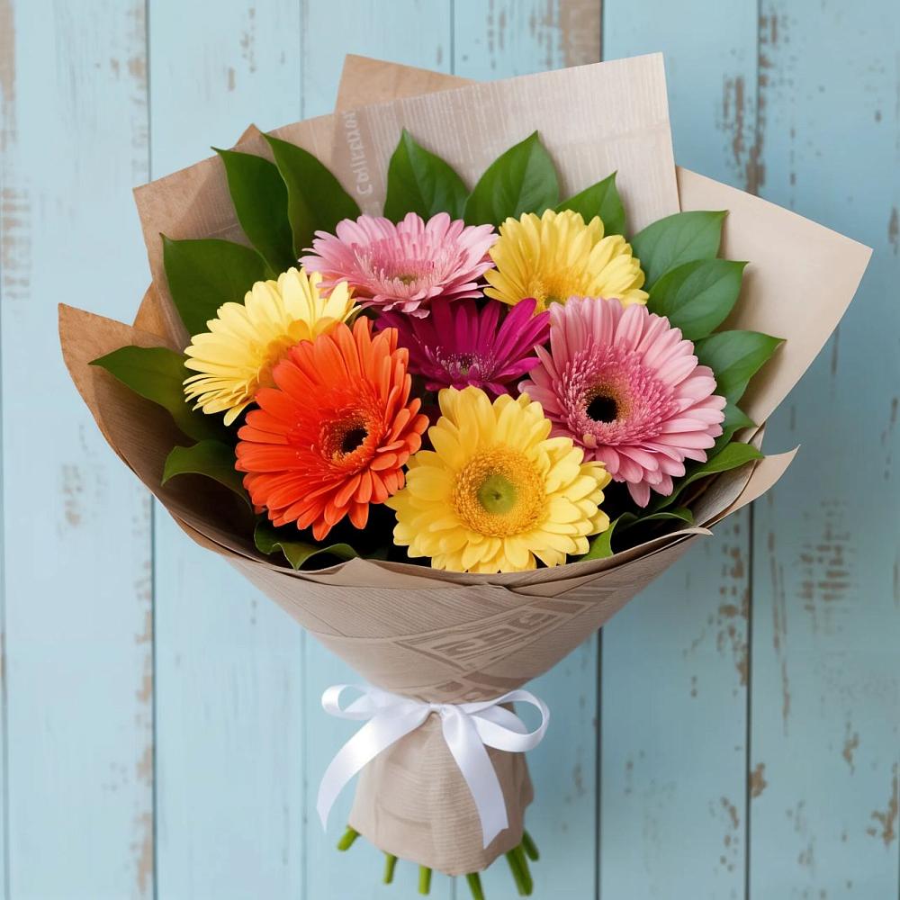 Букет цветов из: Герберы в Немчиновке