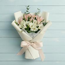 Букет цветов из:  Альстромерии в Немчиновке
