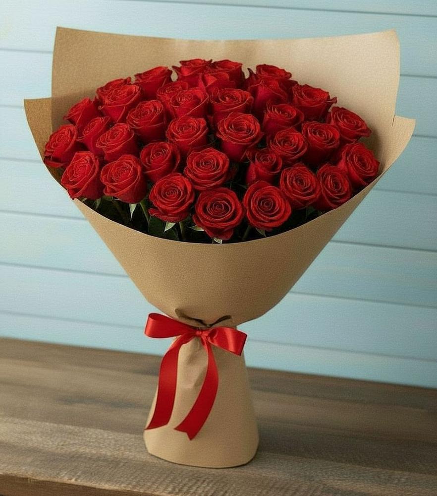 Букет Красные розы Милано в Немчиновке