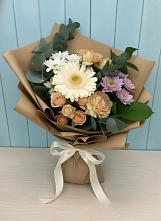 Букет цветов из:  Герберы и Хризантемы в Немчиновке