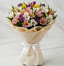 Букет цветов из:  Альстромерии #REPLACE_PRED# Немчиновке