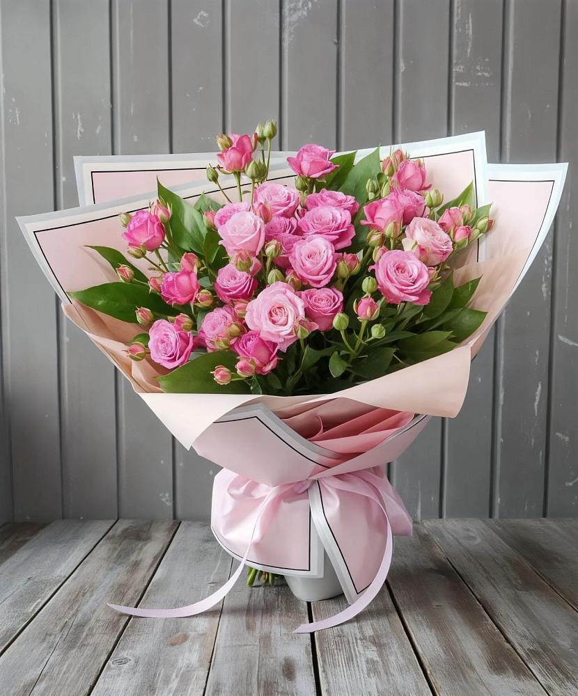 Букет Розовый кустик в Немчиновке