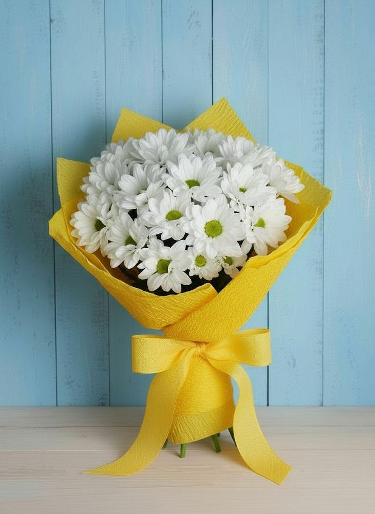 Букет цветов из: Хризантемы в Немчиновке