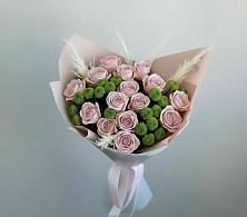 Букет цветов из:  Розы и Хризантемы в Немчиновке