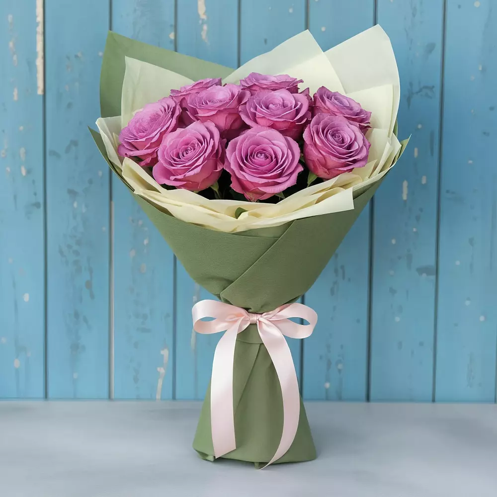 Букет Розы Фёрст Леди в Немчиновке