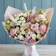 Букет цветов из:  Альстромерии и Розы в Немчиновке